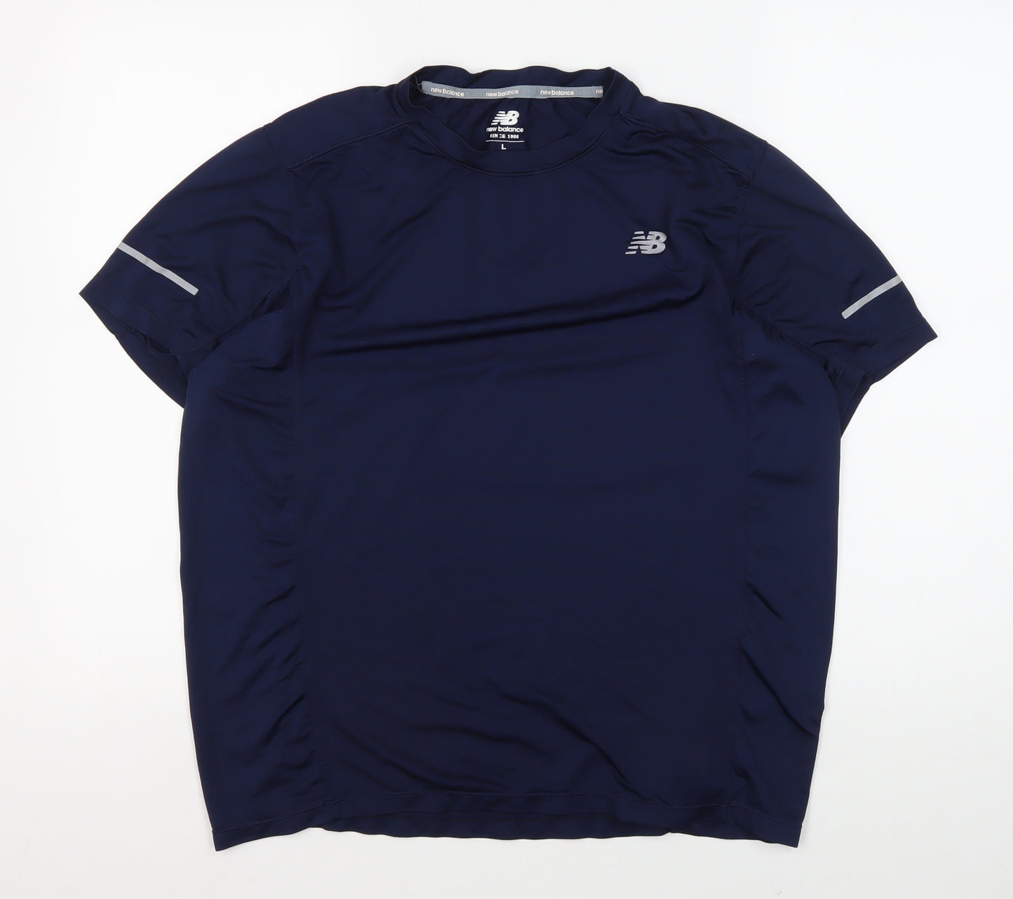 New Balance Men's Blue Athletic T-Shirt L