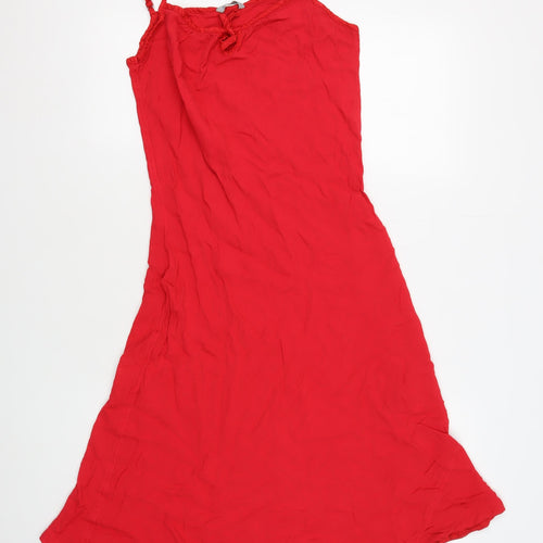 Marks and Spencer Women's Red Slip Dress Size 10