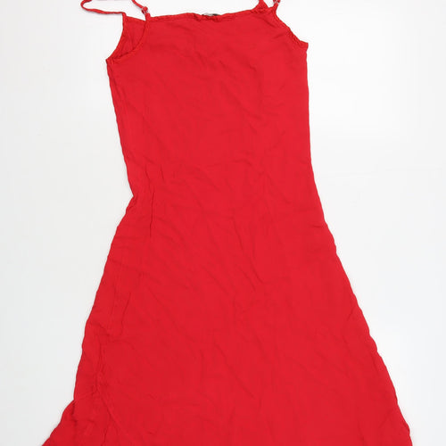 Marks and Spencer Women's Red Slip Dress Size 10