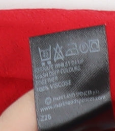 Marks and Spencer Women's Red Slip Dress Size 10