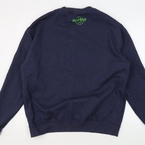 Hard Rock Unisex Blue XL Pullover Sweatshirt