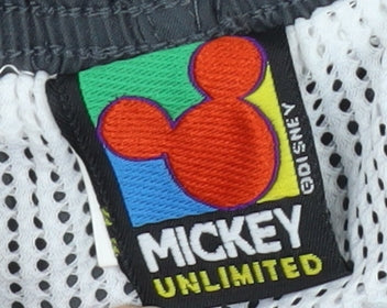 Disney Men's Colourblock Swim Shorts L Mickey Mouse
