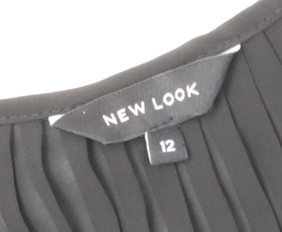 New Look Women's Black Midi Dress Size 12