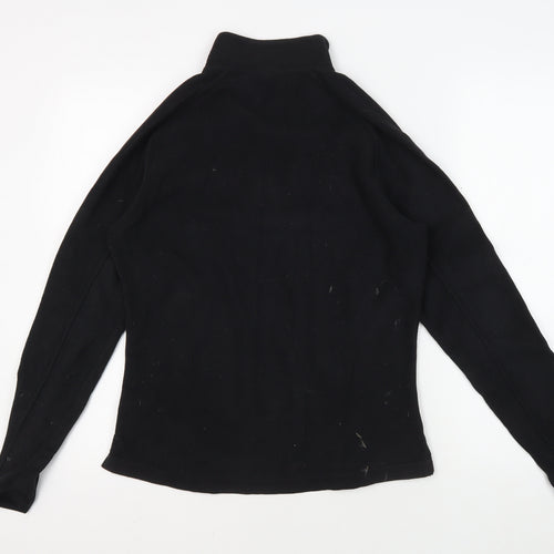 Decathlon Women's Black Fleece Jacket, Size 12, 1/2 Zip