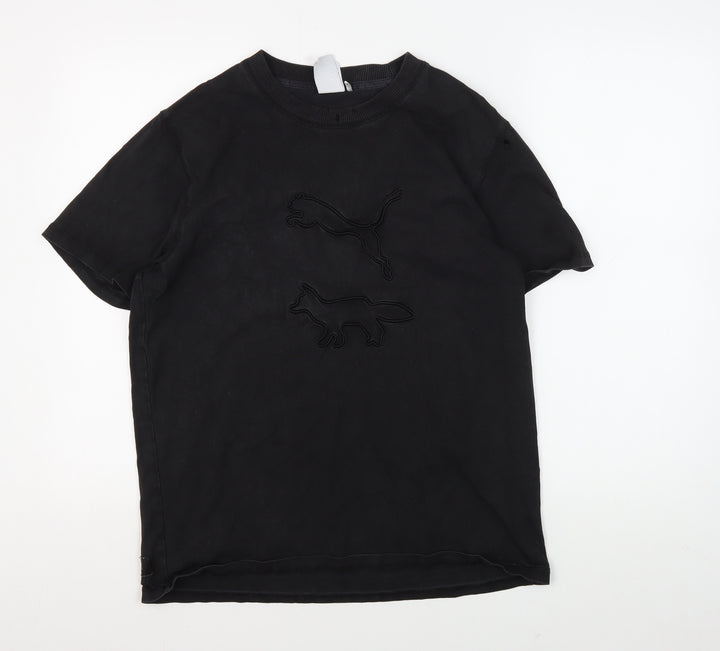 Puma Men's Black Crew Neck T-Shirt S