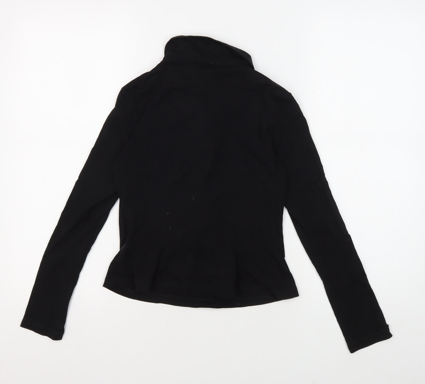 Giant Women's Black Collared Long Sleeve Top M