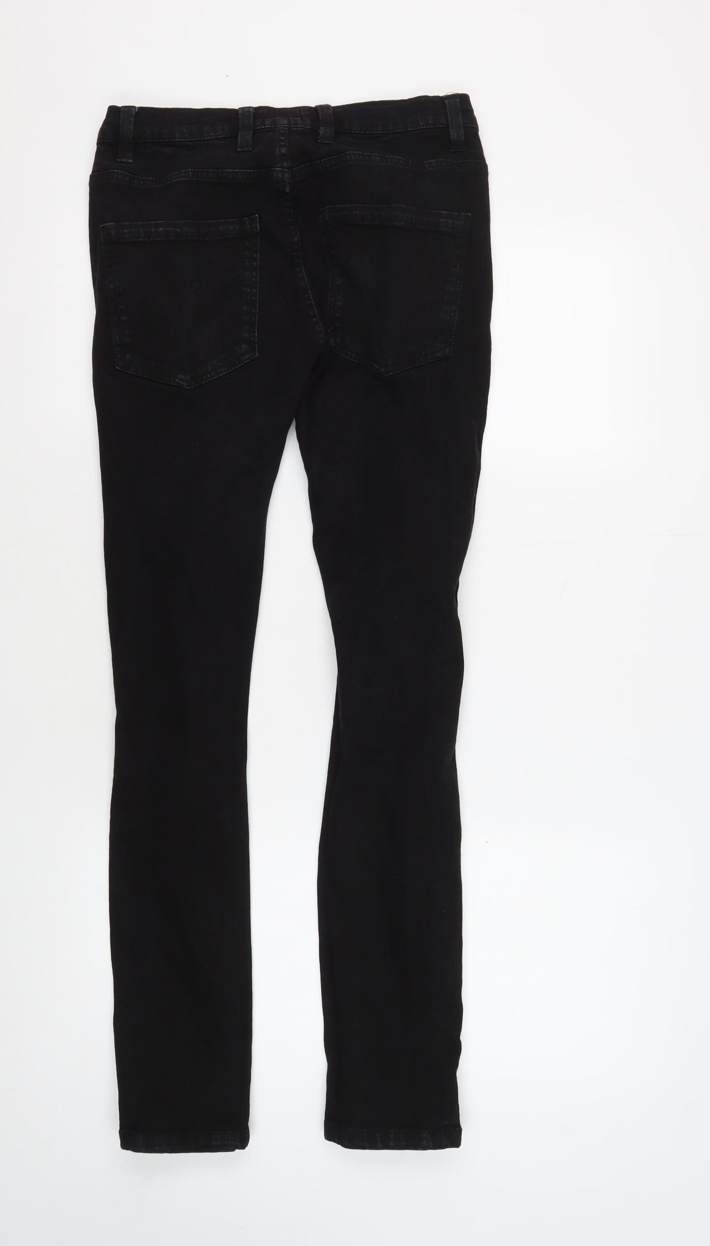 D/STRUCT Men's Black Distressed Jeans Size 30