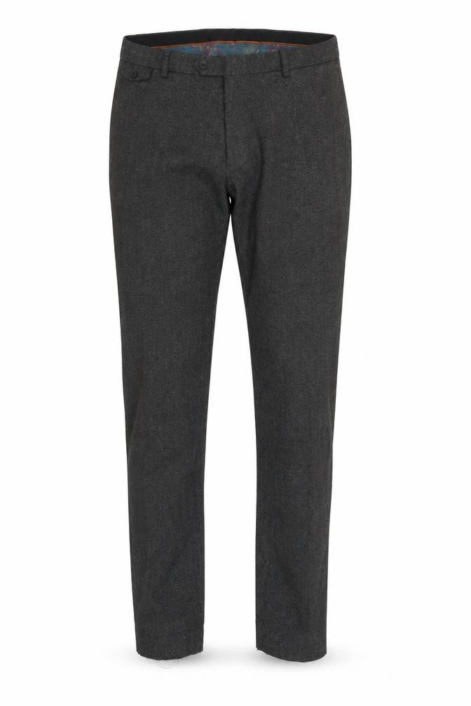 Front view of Next Men's Grey Formal Trousers, size 36, Straight Leg