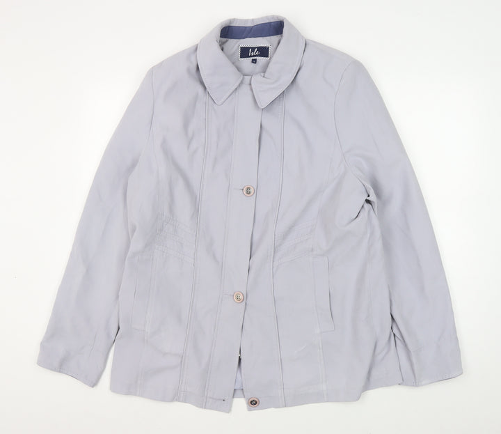 Isle Women's Grey Jacket Size 14