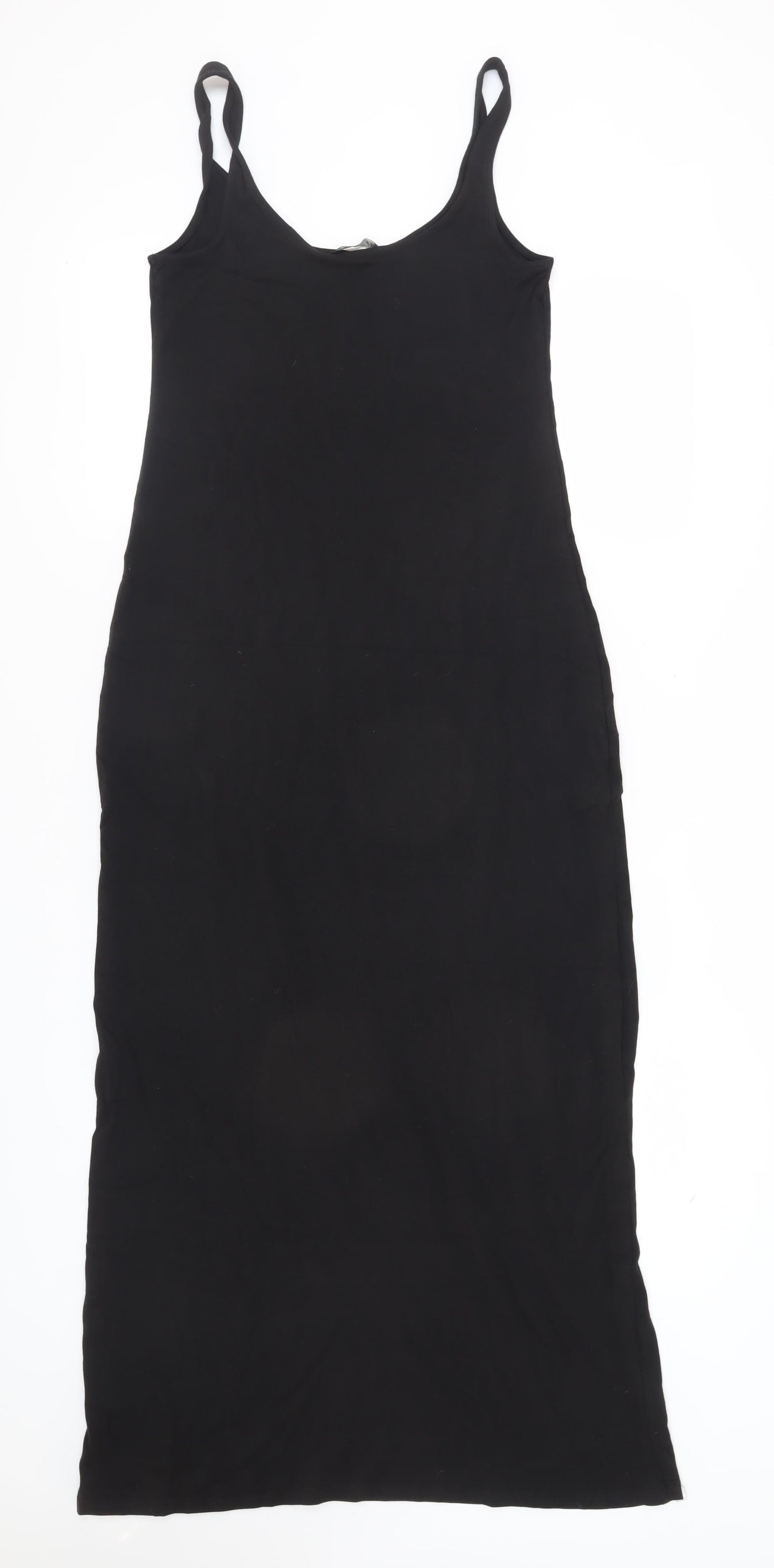 H&M Women's Black Slip Dress, Sleeveless, Size S