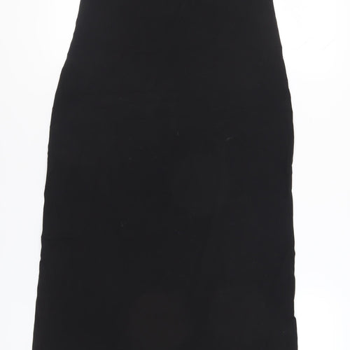 H&M Women's Black Slip Dress, Sleeveless, Size S