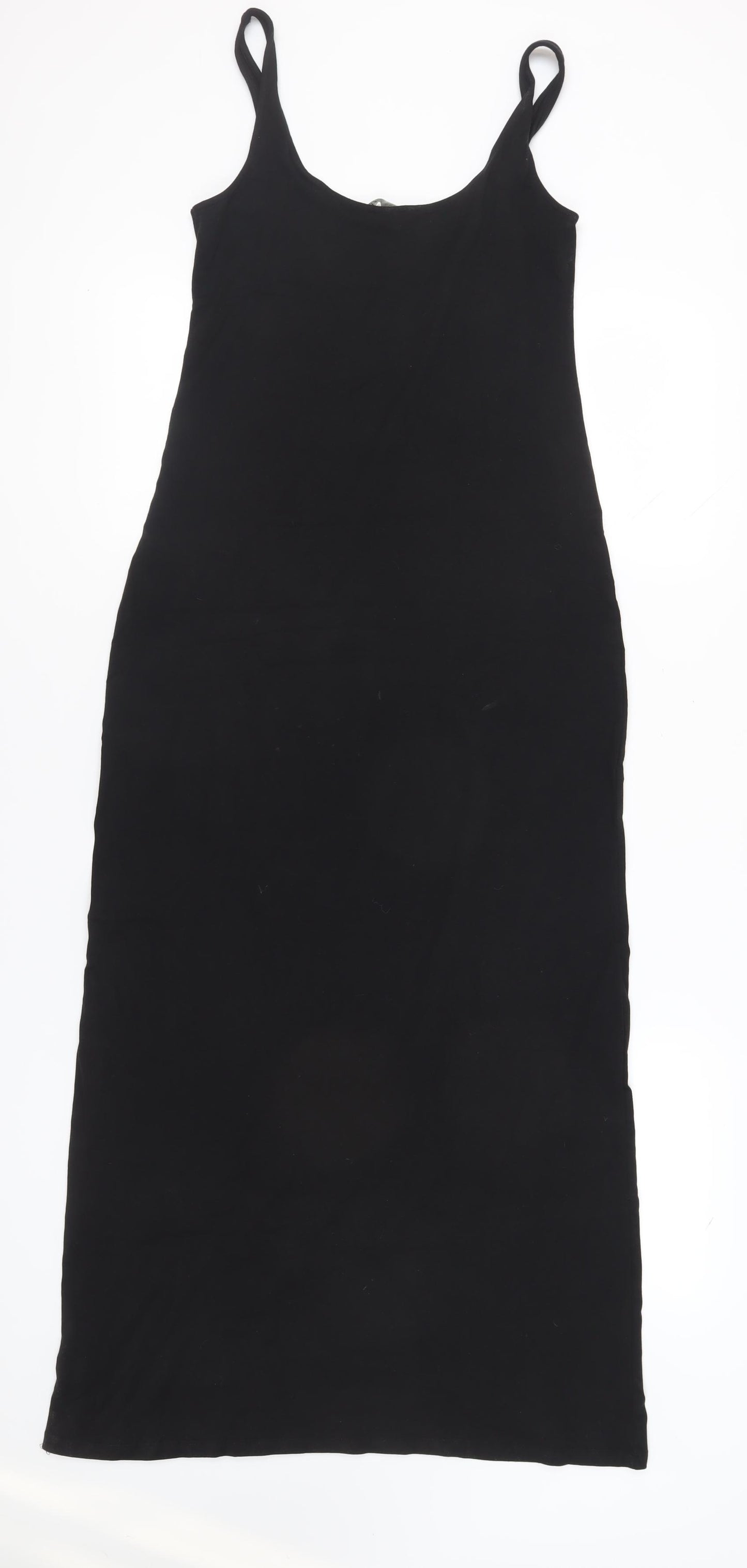 H&M Women's Black Slip Dress, Sleeveless, Size S