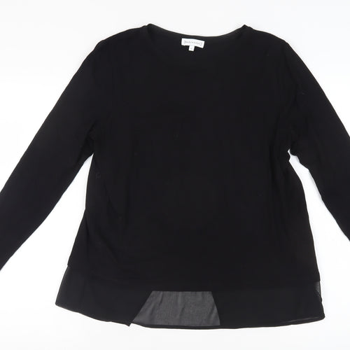 Warehouse Women's Black Long Sleeve Top UK Size 12