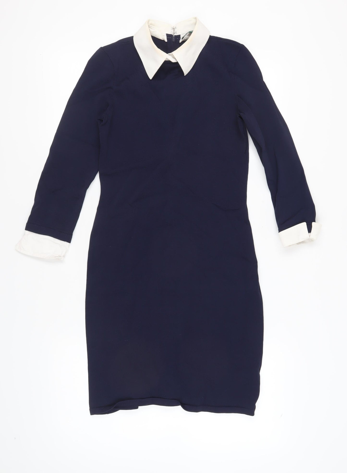 Ralph Lauren Women's Blue Sheath Dress, Size S, Knee Length