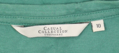 Debenhams Women’s Green Top Size 10