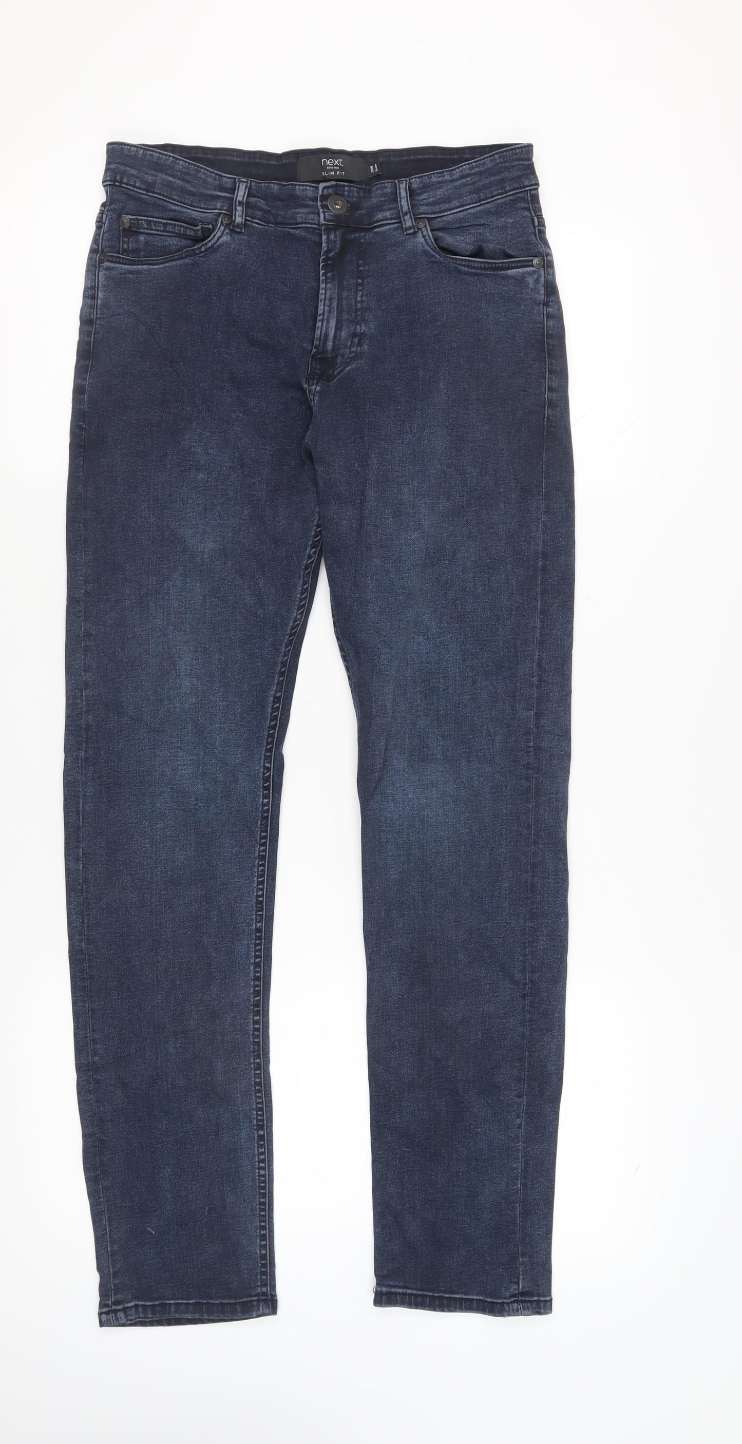 Next Men's Slim Fit Blue Jeans 30R Classic Style