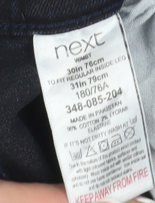 Next Men's Slim Fit Blue Jeans 30R Classic Style
