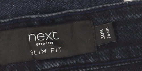 Next Men's Slim Fit Blue Jeans 30R Classic Style