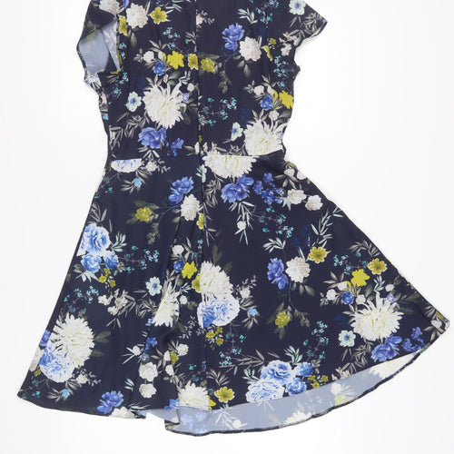 Billie & Blossom Women’s Floral Petite Dress Multicoloured Size 10
