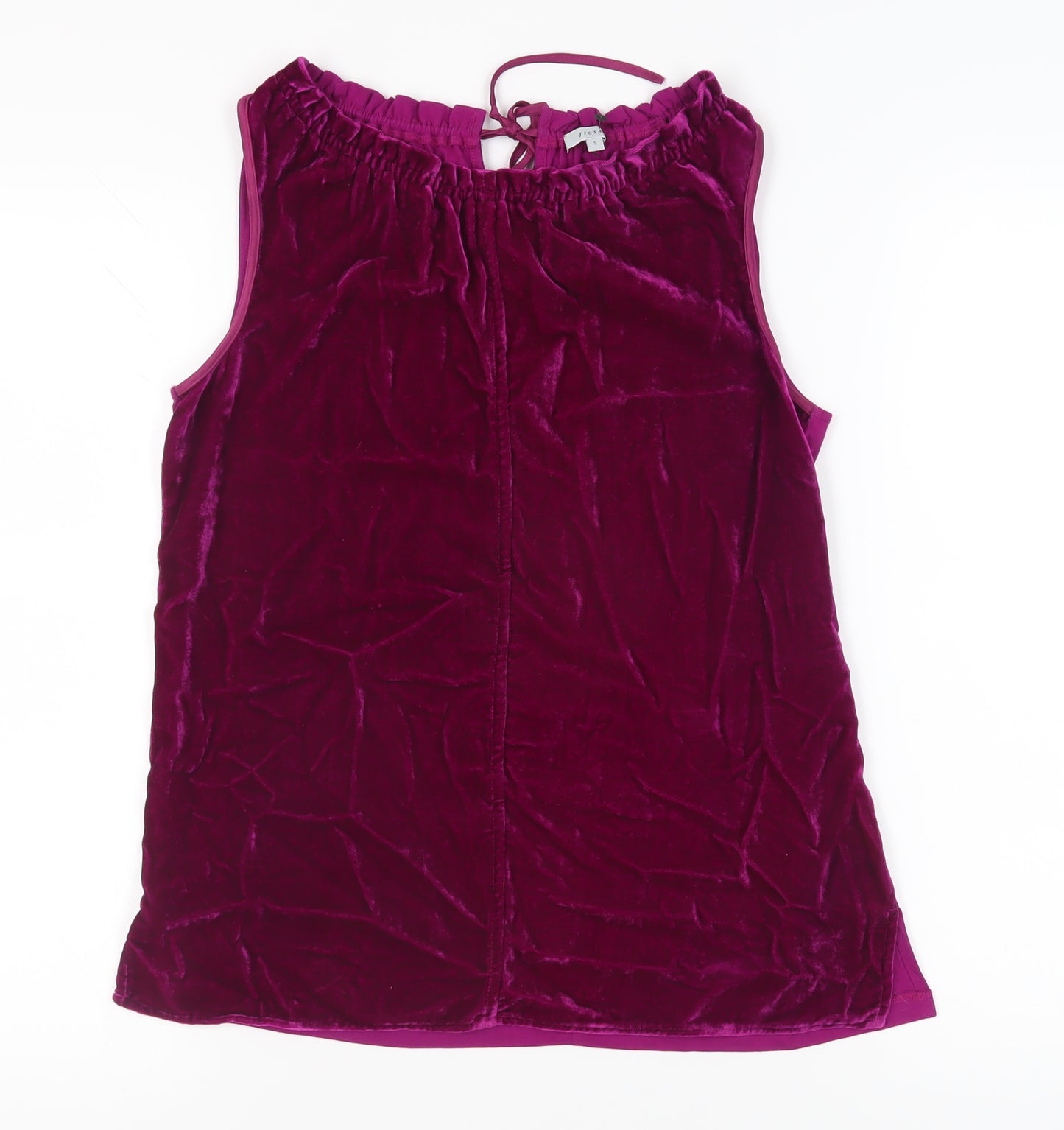 Jigsaw Women's Purple Velvet Tank Top S
