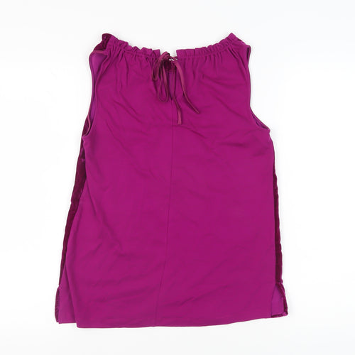Jigsaw Women's Purple Velvet Tank Top S