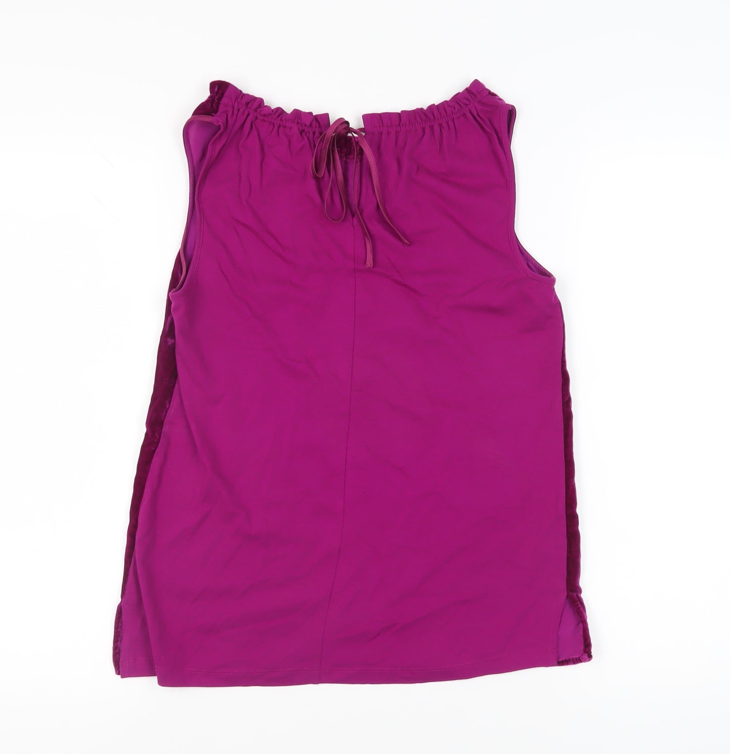 Jigsaw Women's Purple Velvet Tank Top S