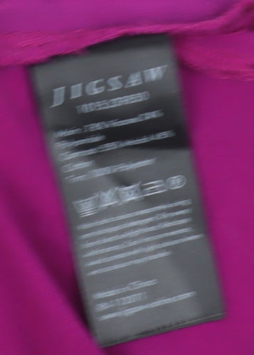 Jigsaw Women's Purple Velvet Tank Top S