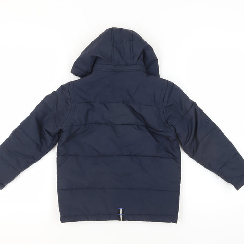 Regatta Boys Blue Hooded Puffer Jacket Size 12 Outdoor