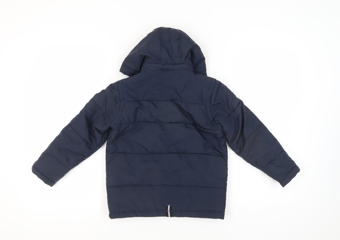 Regatta Boys Blue Hooded Puffer Jacket Size 12 Outdoor