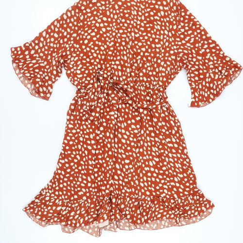 You + All Women's Multicoloured Wrap Dress, Size 20