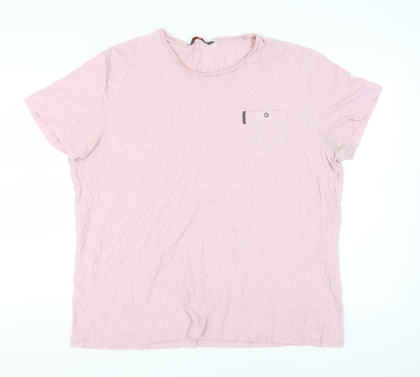 Ben Sherman Men's Pink T-shirt, Size 2XL.