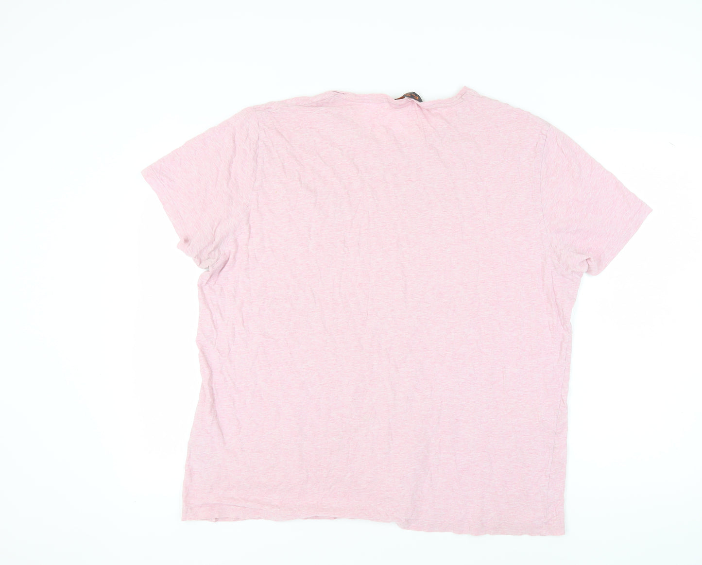 Ben Sherman Men's Pink T-shirt, Size 2XL.