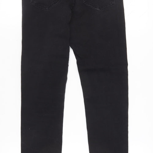 Zara Women's Black Skinny Jeans, Size 14, Slim Fit
