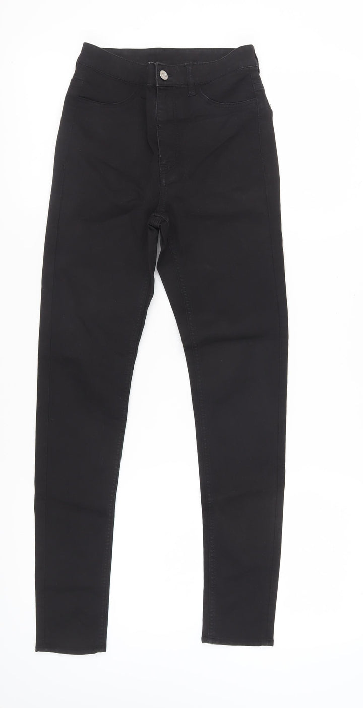 H&M Women's Black Skinny Jeans UK 8 - Slim Fit
