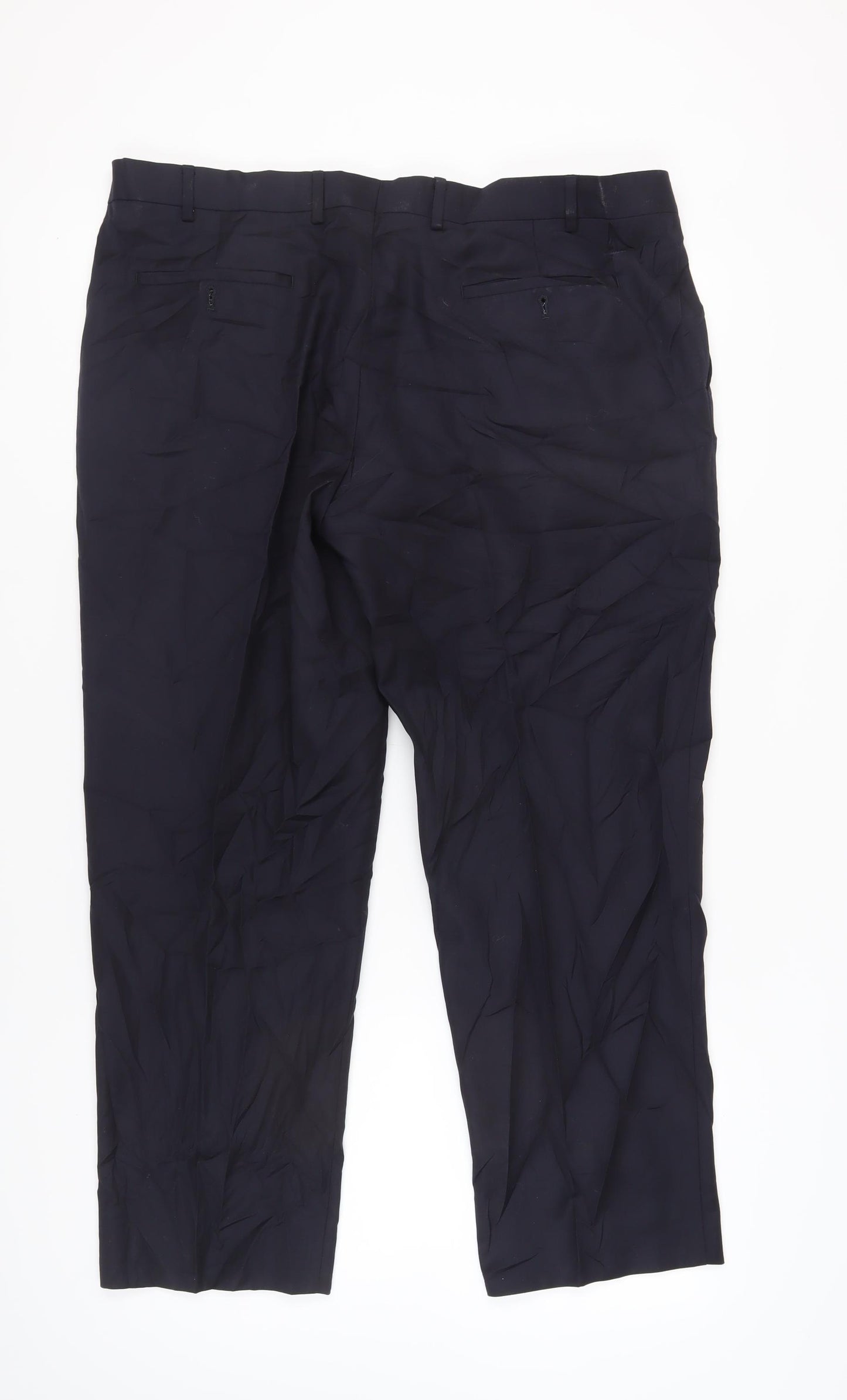 Samuel Windsor Men's Black Wool Trousers