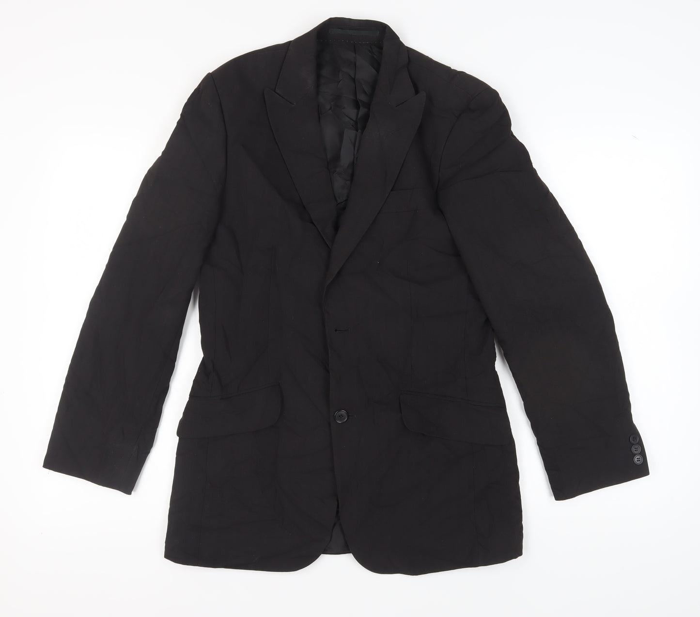 Topman Men's Black Blazer Jacket Size 36
