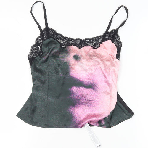 Collusion Women's Multicoloured Camisole Top Size 10