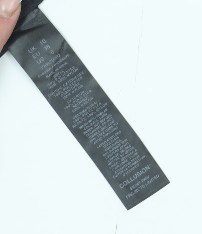 Collusion Women's Multicoloured Camisole Top Size 10