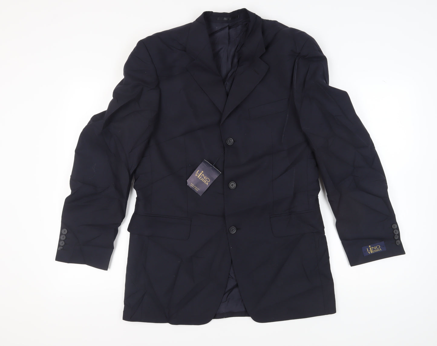 Lino Vierra Men's Blue Blazer Jacket New 37R