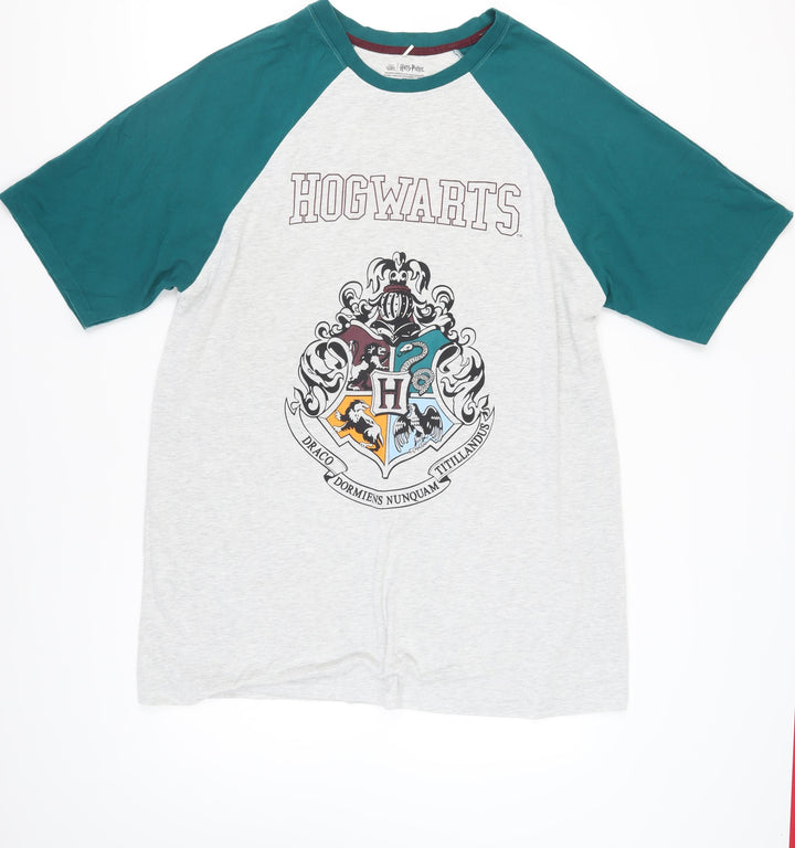 Harry Potter Unisex Green Hogwarts M Nightshirt