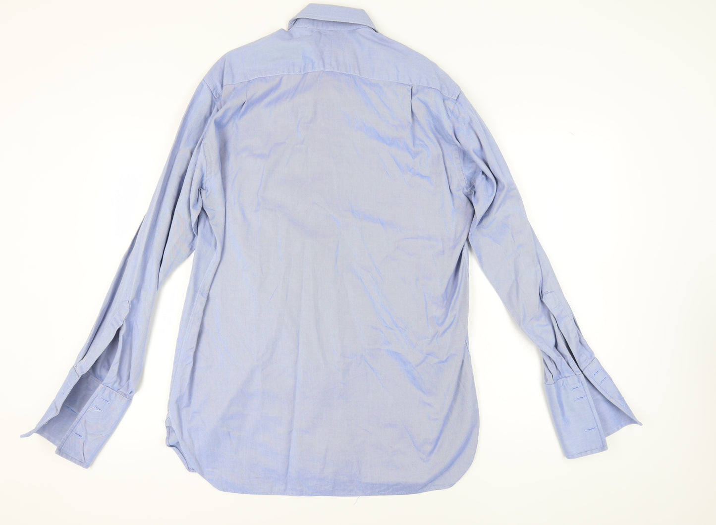 Marks and Spencer Men's Blue Striped Dress Shirt