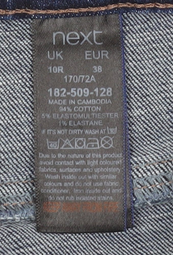 Next Women's Blue Skinny High-Rise Jeans Size 10