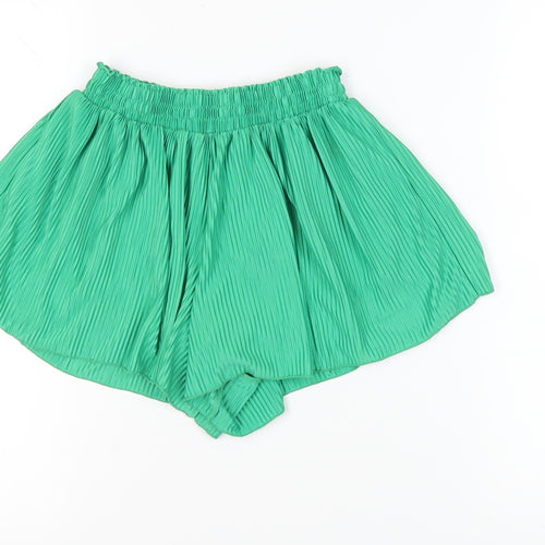 Bershka Women's Green XS Culotte Shorts