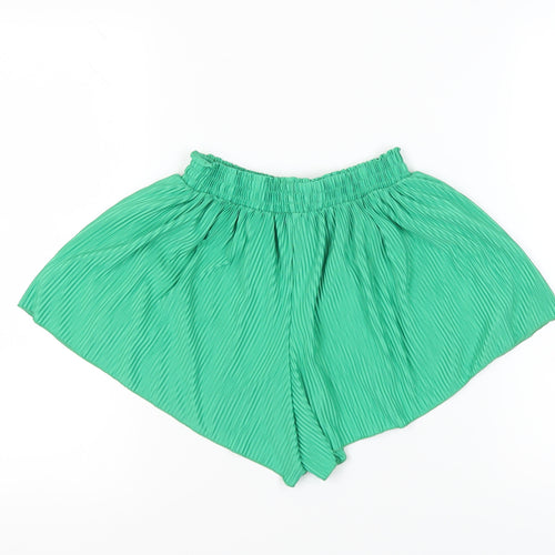 Bershka Women's Green XS Culotte Shorts