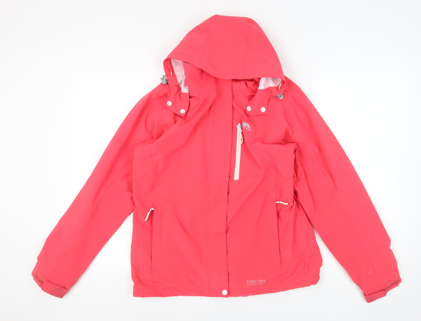 Trespass Women's Pink Parka Jacket - Size L Waterproof