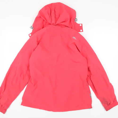 Trespass Women's Pink Parka Jacket - Size L Waterproof