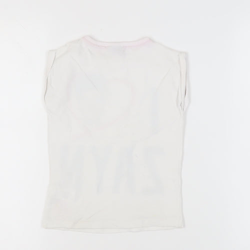 One Direction Girls White Graphic T-Shirt 6-7 Years
