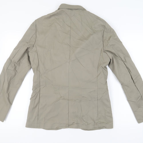 H&M Men's Beige Slim Fit Blazer, 40R, Business Casual