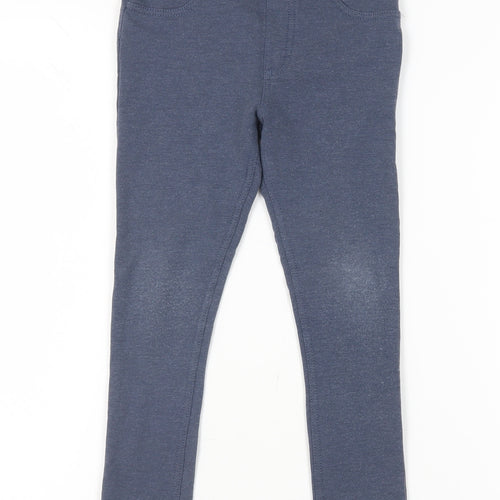 H&M Girls Blue Jegging Leggings, 8-9 Years, Casual Style