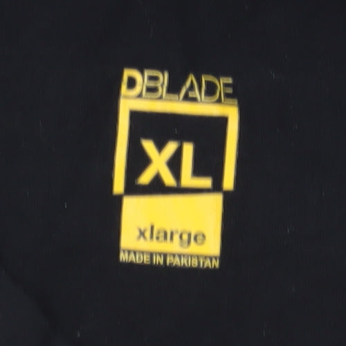 DBLADE Men's Black XL Graphic Print T-Shirt